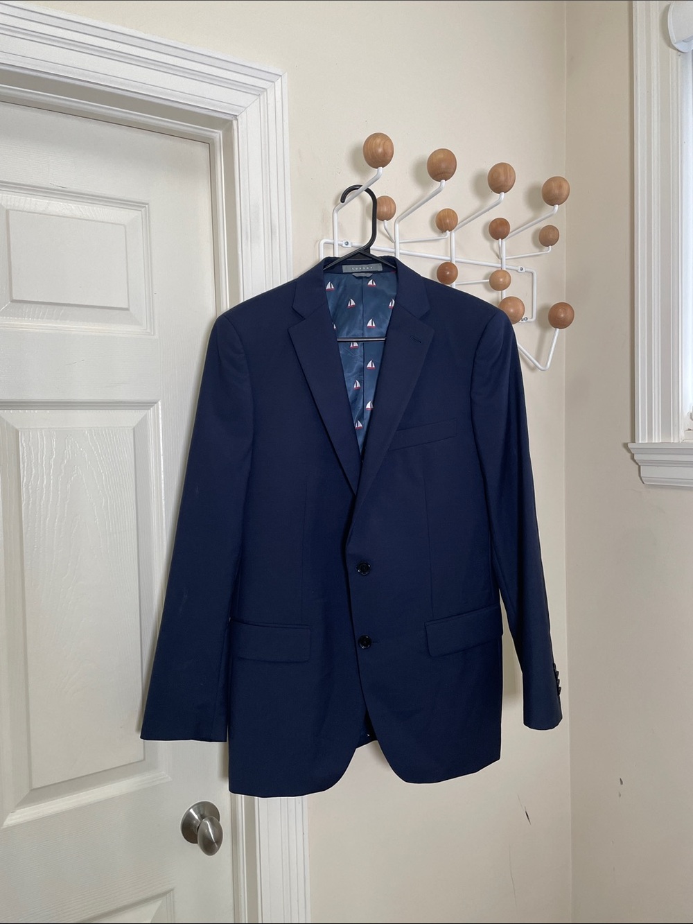 Indochino - Luxury Wool Mohair Blend Blazer Sports Jacket - Blue - 38R